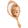 Princesses Hand Mirror Illustration