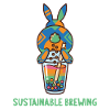Cute Bunny Funny Boba Bubble Tea