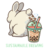 Cute Bunny Funny Boba Bubble Tea
