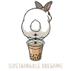 Cute Bunny Funny Boba Bubble Tea