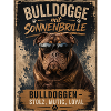 Bulldogge mit Sonnenbrille