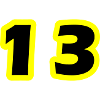 Symbole numérique 13