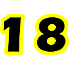 Symbole numérique 18