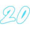 20 Zahl symbol