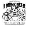 Ik drink bier en grill dingen grappig papa
