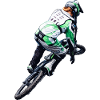 Neon NBMX Rider Action Print