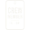 Événement du personnel de l’équipe d’identification des membres d’équipage Tag Tag Badge