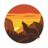Conception des Monts Wolf Sunset