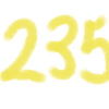 Leuchtende235 Ziffern Edition