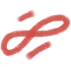 Red Brush Stroke Loop