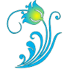 Fleur bleue étrange
