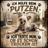 Putz-Hund: Trocken-Test Humor