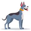Graublaue Dogge (Comic)