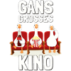 GANS GROßES KINO - rot/beige Gänse
