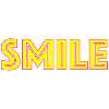 Lettrage Sourire Néon