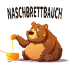 Naschbrettbauch Süßer Bär
