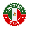 Monterrey Flag Emblem