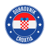Dubrovnik Crest Round Badge
