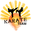 Sunrise Karate Silhouette