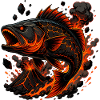 Lava-Karpfen Feuersturm