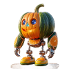 Pumpkin Robot Jack-o'-Lantern