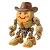 Melon Ranger: Steampunk-Cowboy-Bot
