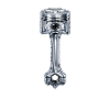 Chrome Piston Art Engine