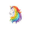 Regenbogen-Einhorn-Geist-Tiergeschenk