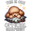 Funny Poodle Sleep Shirt