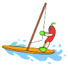 Funny chili sailing