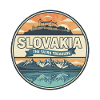 Retro-Slowakei-Hochtatra-Abzeichen