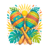 Tropische Maracas 