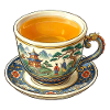 Tee in einer chinesischen Tasse