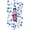 Mädchen im Seifenblasen-Traum Design