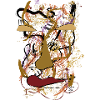 Art expressionnisme abstrait du portrait