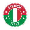 Syracuse Italy Retro Badge