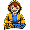 Gamer Boy Easy Peasy Gaming Logo