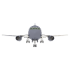 Verkehrsflugzeug Frontansicht