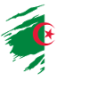 Algerische Flagge Algeriens