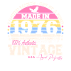 Vintage 1976 Geburtstag Geschenk 50 Jahre Retro