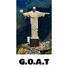 GOAT Christ Fußball-Ikone