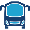 Bus-Solid-Icon Öffentlicher Nahverkehrsfahrzeug-Symbol Vec