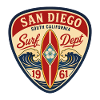Retro Surfer San Diego 1961