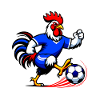 Coq Foot Bleu Dynamique - sport