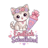 Endlich Schulkind Katzenliebe