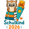 Schulkind Eule 2026 Lernfreude