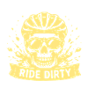 Gravel Bike Skull – Ride Dirty Stay Happy