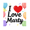J’adore Marty Balloons