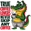 Kaffee-Krokodil True Coffee Lovers