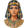 Cleopatra - Queen of Egypt (fresco)